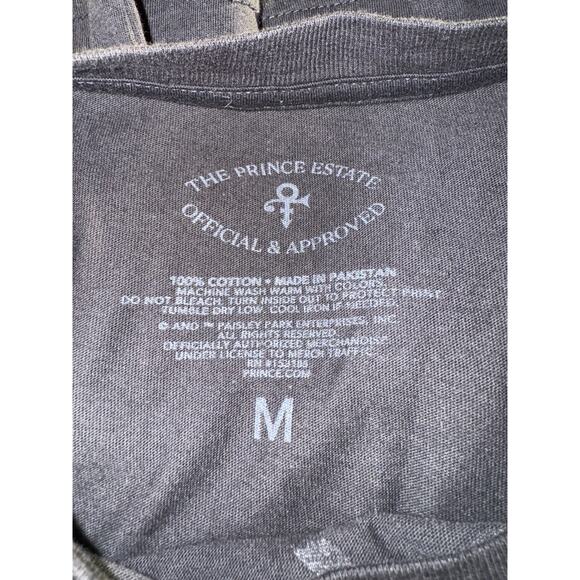 Prince Purple Rain T Shirt Black - The Prince Estate Official Size Medium - Picture 3 of 5